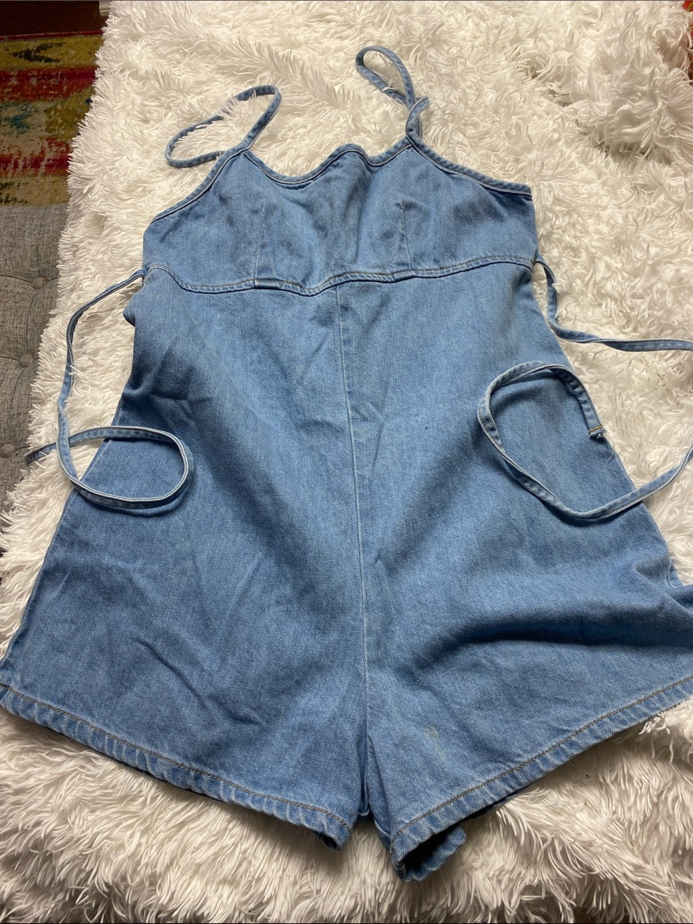 BDG Light Wash Denim Piece jumper
